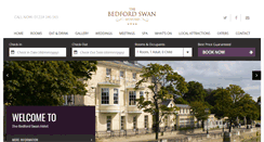 Desktop Screenshot of bedfordswanhotel.co.uk